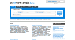 Desktop Screenshot of europe.agreementsample.com